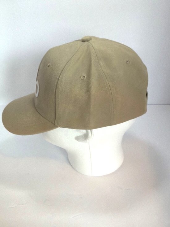 Alo Beige Adjustable Baseball Cap With Embroidered Logo 80% Acrylic 20% Wool - Picture 4 of 6